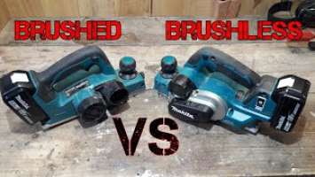 18v Makita Brushless Planer VS Makita Brushed Planer DKP181 \ XPK02 Review