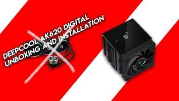 DeepCool AK620 Digital Unboxing and Installation