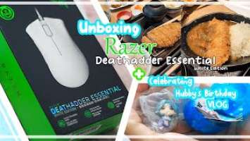 Unboxing Razer Deathadder Essential White Edition ❀ Celebrating Hubby's Birthday VLOG