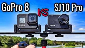 SJCAM SJ10 Pro VS GoPro Hero 8 Black Action Camera Comparison