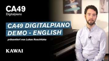 KAWAI CA49 Digital Piano DEMO - English