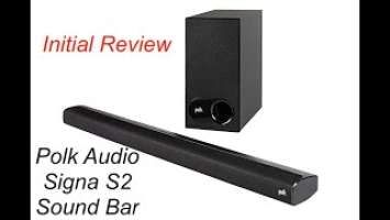 Review | Polk Audio Signa S2 Sound bar 2.1 with sub | Better than more $$$ soundbars