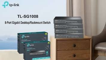 TL SG1008 8-Port Gigabit Desktop/Rackmount Switch