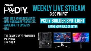 PCDIY Show #32 - TUF GAMING X570 PRO WiFi II, ProArt PA328CGV, and ROG STRIX XG279Q and more!