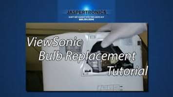 ViewSonic PA503X Bulb Replacement Tutorial