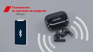 True wireless стерео слушалки с класически дизайн Canyon TWS-3