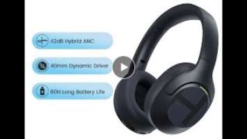 HAYLOU S35 ANC Wireless Headphones 42dB Over-ear Noise Cancellation Headsets Playtime Earphones