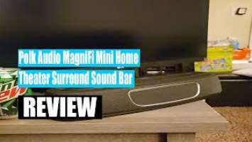 Review Polk Audio MagniFi Mini Home Theater Surround Sound Bar 2021