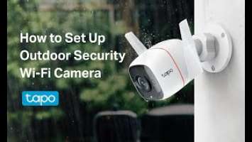 Tapo Outdoor Security Camera Unboxing and Setup Video: Tapo C310