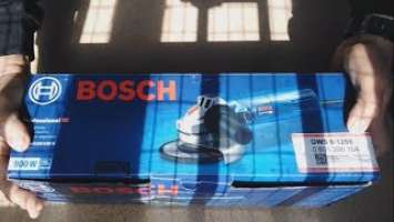 Angle Grinder BOSCH GWS 9 125S  Unboxing and Test