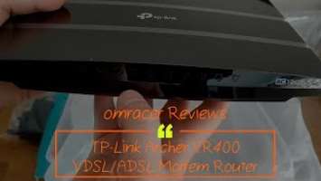 omracer Reviews:TP Link Archer VR400