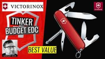  Victorinox TINKER - A 'Handy' Victorinox Knife ... UNBOXING | Review | SAK | EDC | Red