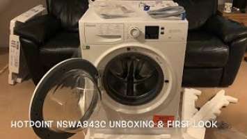 Hotpoint NSWA843C Washing Machine - Unboxing and First Look