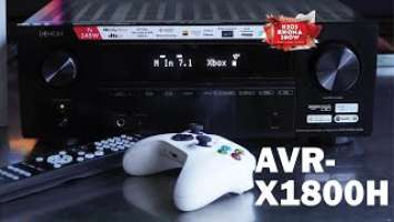 Denon AVR-X1800H  2023 AV receiver | Deep unboxing, gaming features