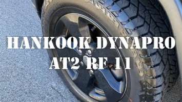 Hankook Dynapro AT2 RF11 // an average guy's review