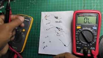 How to do measure resistors with UNI-T UT33B+