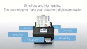 Epson WorkForce ES-580W®  Scanners | Easy Document Scanning