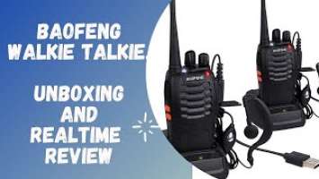 BAOFENG BF-888S WALKIE TALKIE | UNBOXING & GENUINE REVIEW