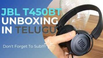 JBL T450BT Unboxing | In Telugu || Nishit Rathod ||