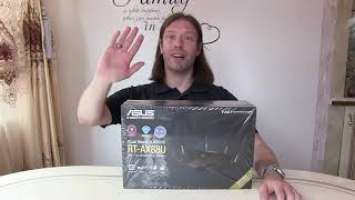 Asus RT-AX88U router,  Unboxing, Setup and review