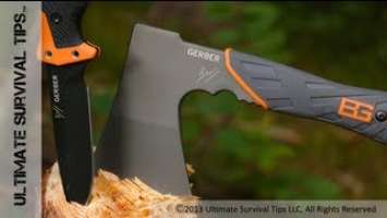 Gerber Bear Grylls Survival Hatchet - REVIEW - Best / Ultimate Survival Hatchet? 31-002070