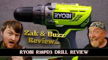 Ryobi 18v ONE+ R18PD3 Drill Review - Zak & Buzz Review