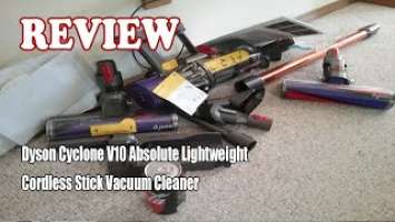 Dyson Cyclone V10 Absolute Lightweight Cordless Stick Vacuum Cleaner – Review 2022