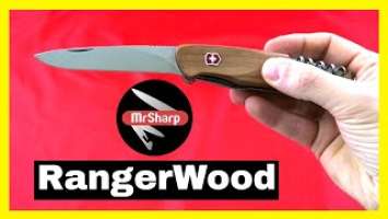 Victorinox RangerWood 55 Swiss Army Knife: best multi tool knife review.