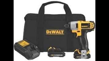 TOOL REVIEW : DeWalt DCF815S2 12 VOLT LITHIUM ION 1/4 INCH IMPACT DRIVER