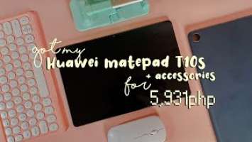 eng | my review for HUAWEI MATEPAD T10S + ACCESSORIES | jannauarybells