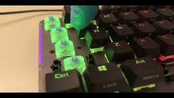 MECHANICAL KEYBOARD SOUND ft. ROG FALCHION NX in 4K #shorts