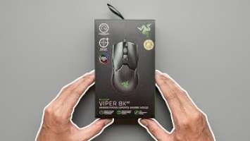 Razer Viper 8KHz Ambidextrous Esport Gaming Mouse | Unboxing ASMR