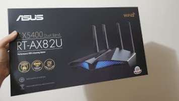 Asus RT AX82U Wifi 6 Router Unboxing