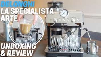 La Specialista Arte by DeLonghi | How to prime it and use it | Unboxing and Review