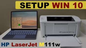 HP LaserJet M111w Setup Windows Laptop, WiFi Wireless Setup.