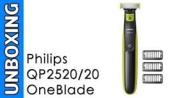 Philips OneBlade QP2520/20 Unboxing