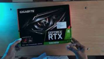 GIGABYTE GeForce RTX 2060 Super WINDFORCE OC GDDR6, 8G Graphics Card unboxing in hindi