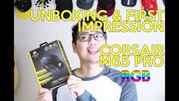 Quick Unboxing and First Impression of Corsair M65 Pro RGB Gaming Mouse