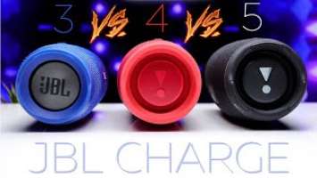 JBL Charge 5 VS JBL Charge 4 & JBL Charge 3 | Comparison & Sound Test!