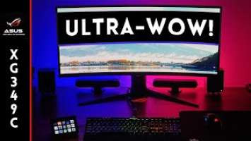 Time to go wide? ️    Rog Strix XG349C Ultrawide Review! | Hardware Sugar