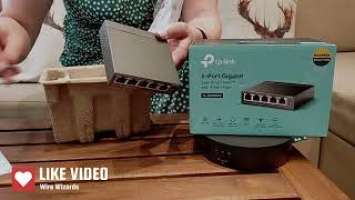 Review & Unboxing  TP Link 5 Port Gigabit Easy Smart Switch TLSG105PE  WiFi Specialist@TPLINKTECH