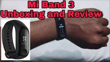 Xiaomi Mi Band 3 Unboxing and Detail Review | cheapest Fitness band in India (HINDI)