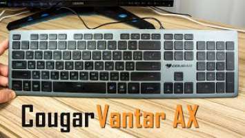 Cougar Vantar AX - игровая клавиатура! Ножничные переключатели, корпус металл, RGB подсветка. Обзор