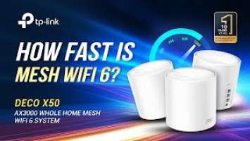 TP-Link Deco X50 - AX3000 WiFi 6 Mesh WiFi 1Gbps Internet Speed Test