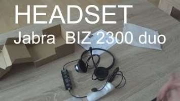 HEADSET Jabra BIZ 2300 duo