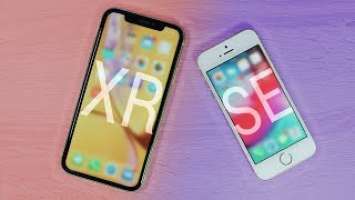 Сравнение Apple iPhone XR и iPhone SE / Кто кого и нужно ли менять старые айфоны?