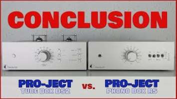 Blind Test Conclusion: Pro-Ject Tube Box DS2 vs  Phono Box RS - Vinyl