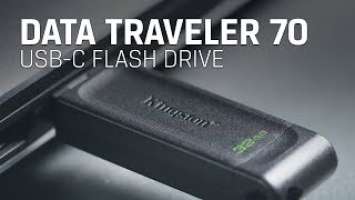 USB-C Flash Drive for tablets, phones and laptops – Kingston DataTraveler 70