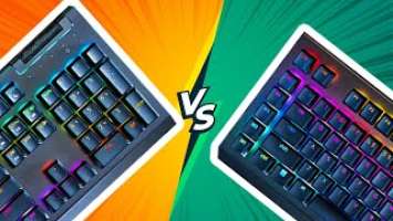 Hear the difference. Razer Blackwidow V4 X Yellow versus Green Switches. How Noisy are they?!?