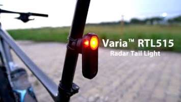 GARMIN  Varia™ RTL515 ភ្លើងក្រោយកង់ចាប់សញ្ញាចរាចរណ៍ឡាន ម៉ូតូ នៅពីក្រោយយើង | MENDY |